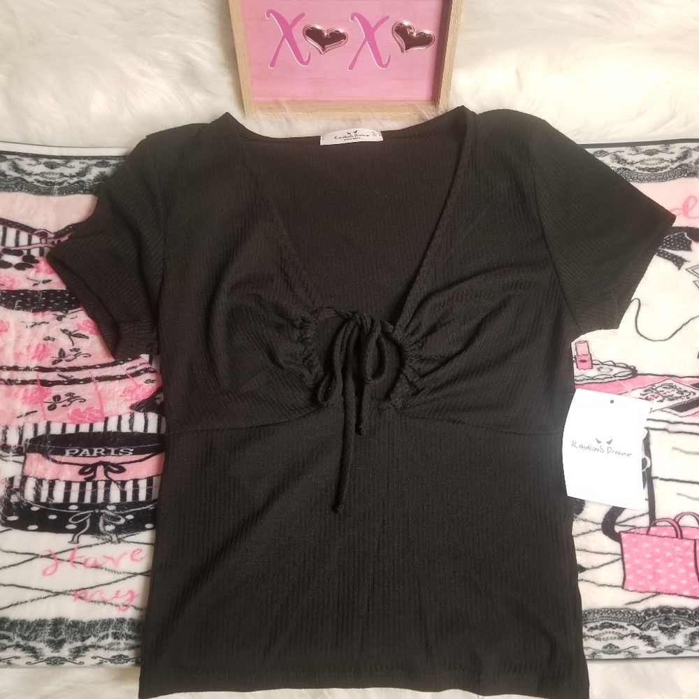 This cute black summer shirt